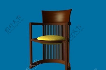 办公家具装饰椅33D模型