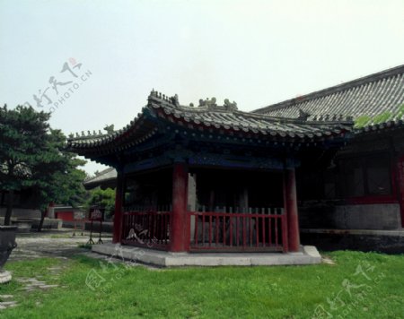 北京皇家园林明清建筑小亭子设计颐和园风景
