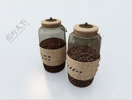 咖啡豆3d模型源文件下载