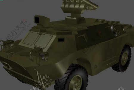 BRDM巡逻车模型