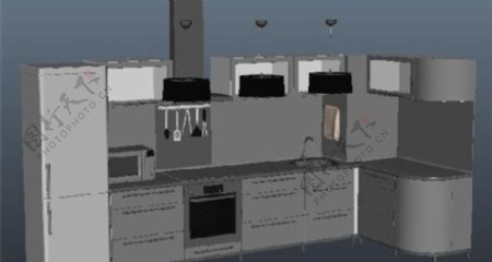 冰箱橱柜游戏模型