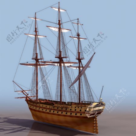 GLORIEUX古代帆船模型01