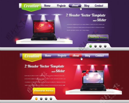 笔记本电脑销售网页设计图片