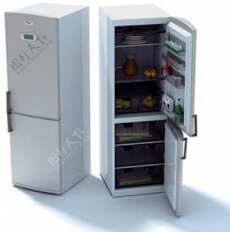 冰箱3d模型下载冰箱3d素材4