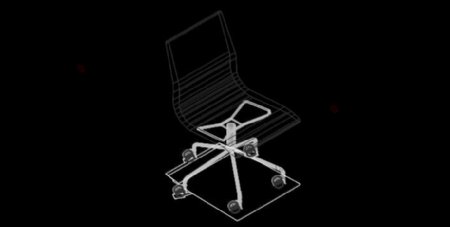 加长椅子CAD模型素材
