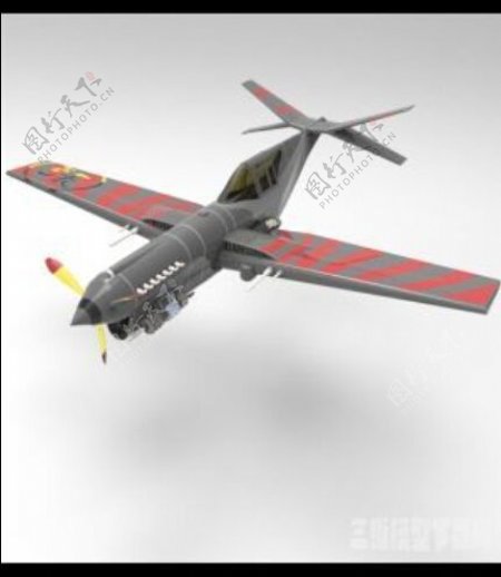 修改的P40战斗机模型下载
