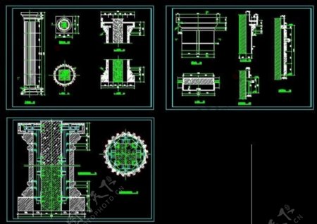 罗马柱详图