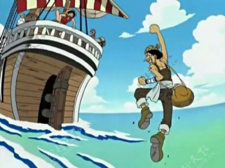 动画片海贼王中的黄金梅丽号含贴图