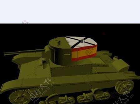 军用坦克模型下载
