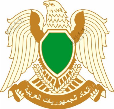 利比亚国徽的剪贴画