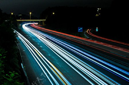 交通夜景