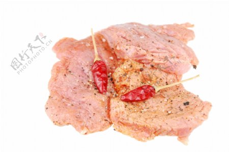 国产猪肉饭和食材
