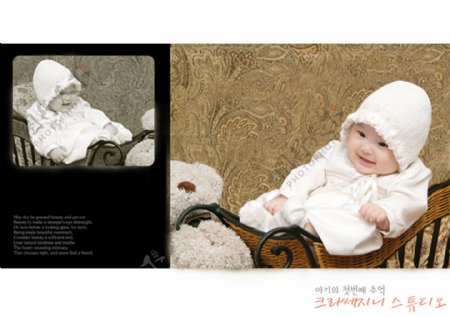 精灵天使韩国风1儿童模板影楼魔法书DVD47