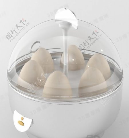 3D蒸蛋器模型