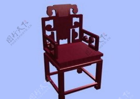 床桌子柜子凳子条案花架等中国古代明清家具3D模型20