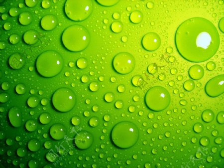 高清创意设计绿色水滴背景