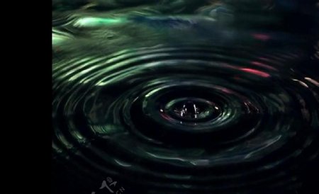 水波水滴视频图片
