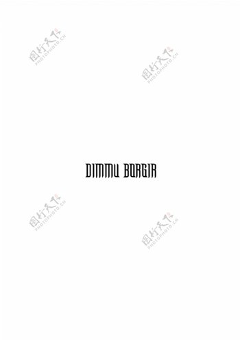 DimmuBorgirlogo设计欣赏DimmuBorgir摇滚乐队标志下载标志设计欣赏