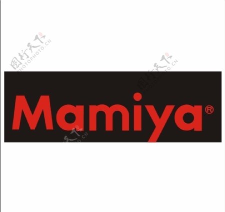 日本玛米亚mamiya相机矢量标志图片