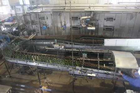 青岛啤酒生产线图片