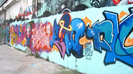上海涂鸦墙欧式风格图片
