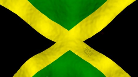 牙买加国旗运动背景