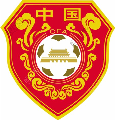 中国足球logo矢量图片