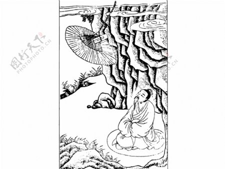 中国宗教人物插画素材39