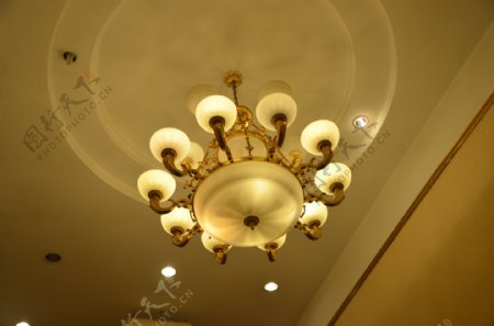 酒店圆灯图片