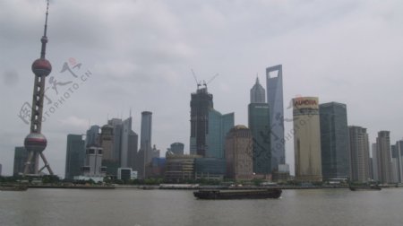 浮在上海中国股票视频录像的船视频免费下载