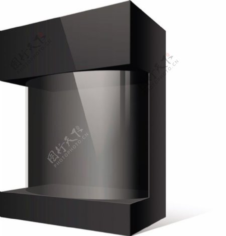 黑色产品透明包装盒