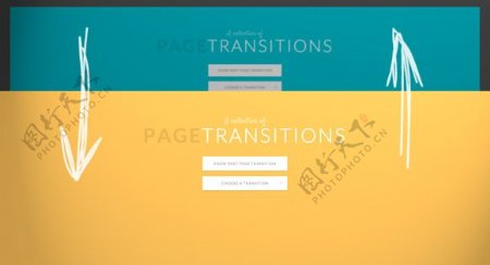 创造性的光滑的网页过渡收集CSS