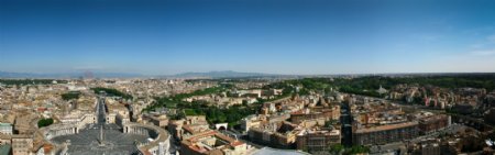 罗马梵蒂冈广场鸟瞰图图片