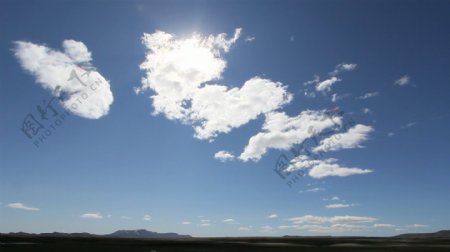 阳光透过云层在冰岛证券的录像视频免费下载