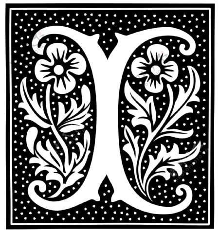 花式字母x字图片