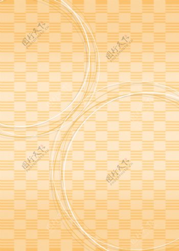 浅橙色圆角深色棋盘格背景图