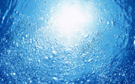 海底海洋气泡光线图片