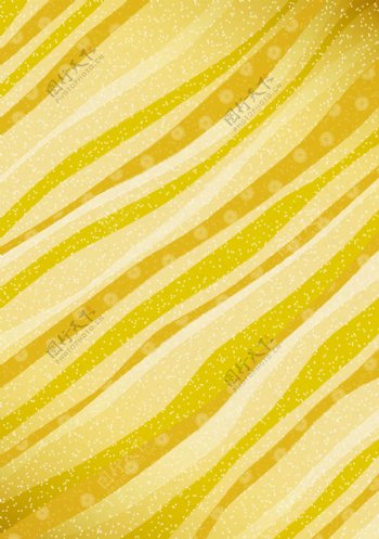 流行黄色花条底纹花纹素材
