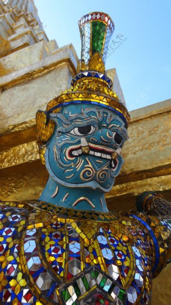 曼谷寺庙雕塑图片