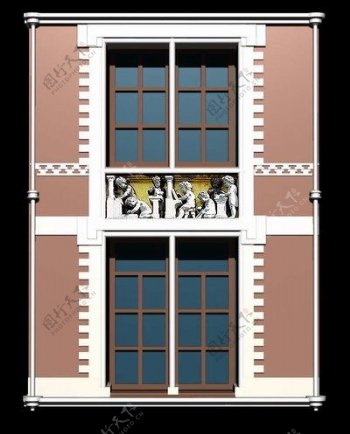 国外门窗3d模型家具图片素材138