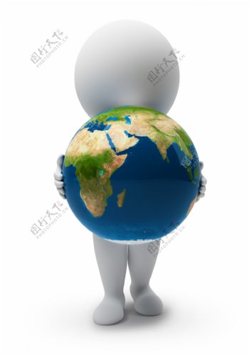 3D小人和地球