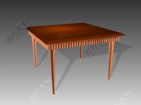 常见的桌子3d模型家具图片51