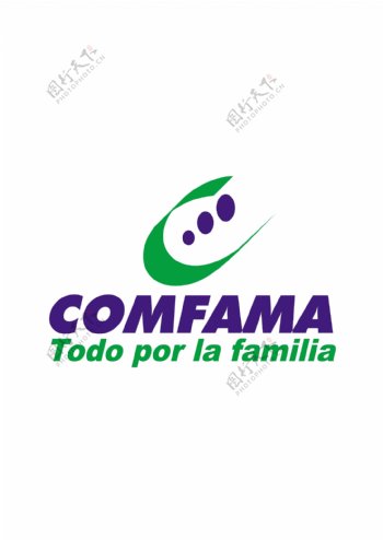 Comfamalogo设计欣赏Comfama服务公司标志下载标志设计欣赏