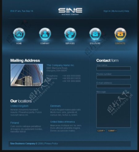 IT行业网站设计