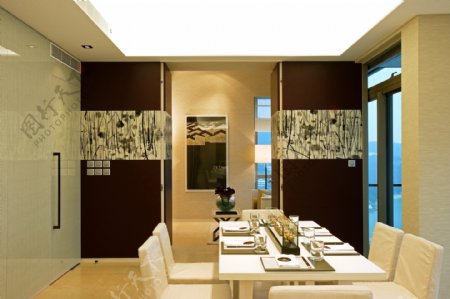 餐厅设计空间3d效果图