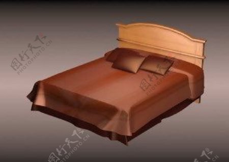 欧式床传统家具3D模型3