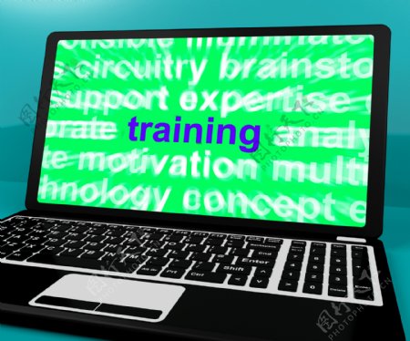在线培训计算机信息显示了网络学习