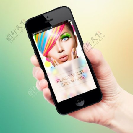 iPhoneMockup手机界面CIS设计