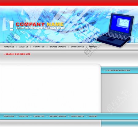 欧美电子科技网络公司网站模