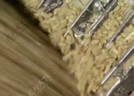 小麦加工视频素材图片